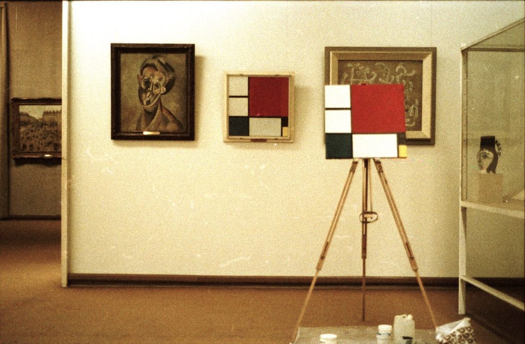 Sl. 4: „Kako kopirati Mondrijana“, Narodni muzej, Beograd 1983