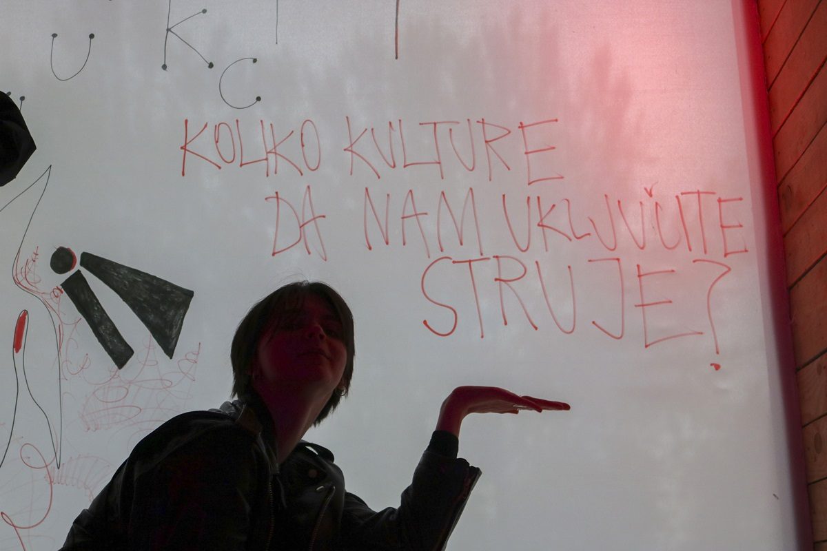 foto: Miljan Sekulić - SVI U AKCIJI!, performativna instalacija, 2022.